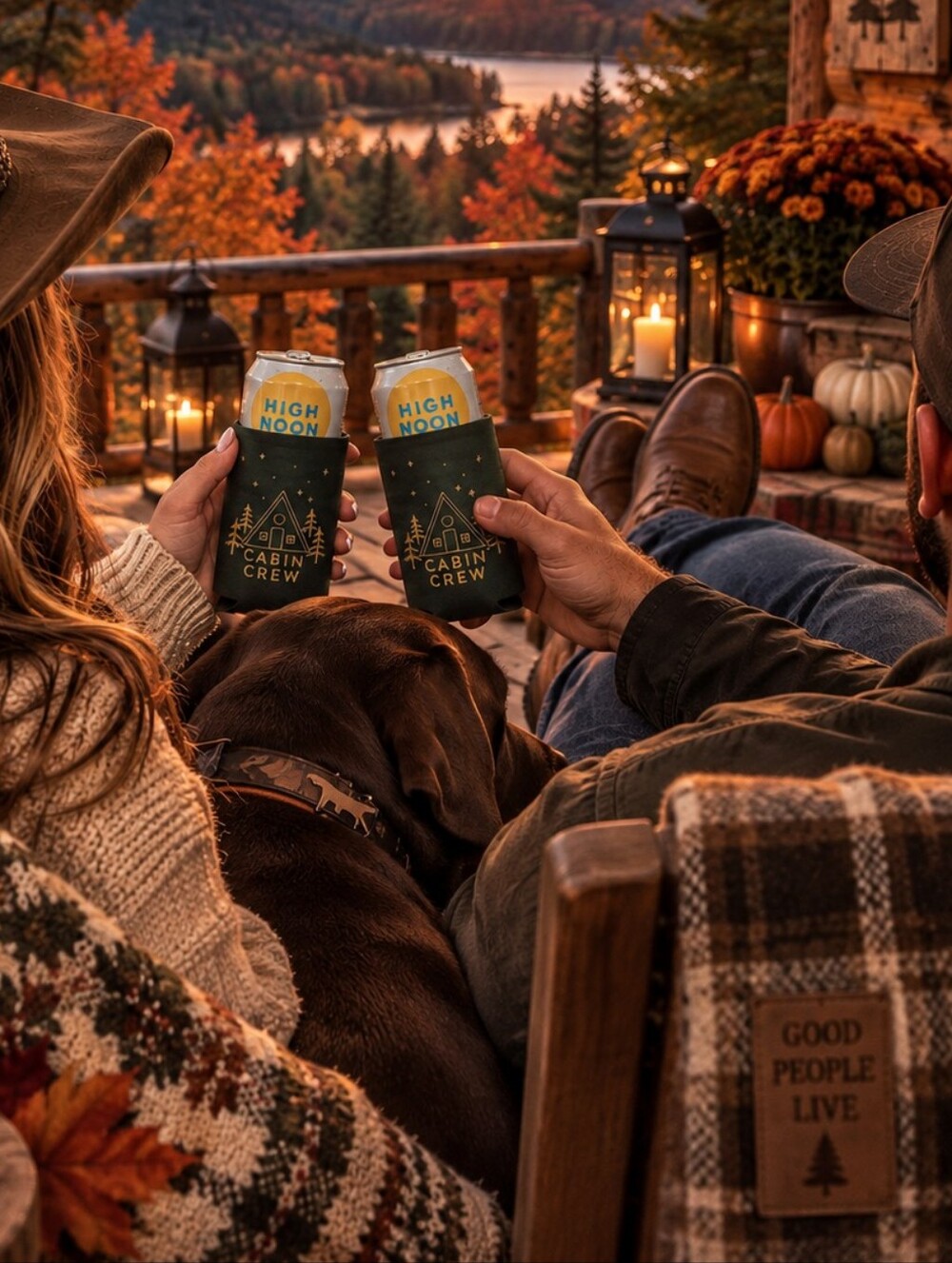 (1)Green Cabin Crew Koozie